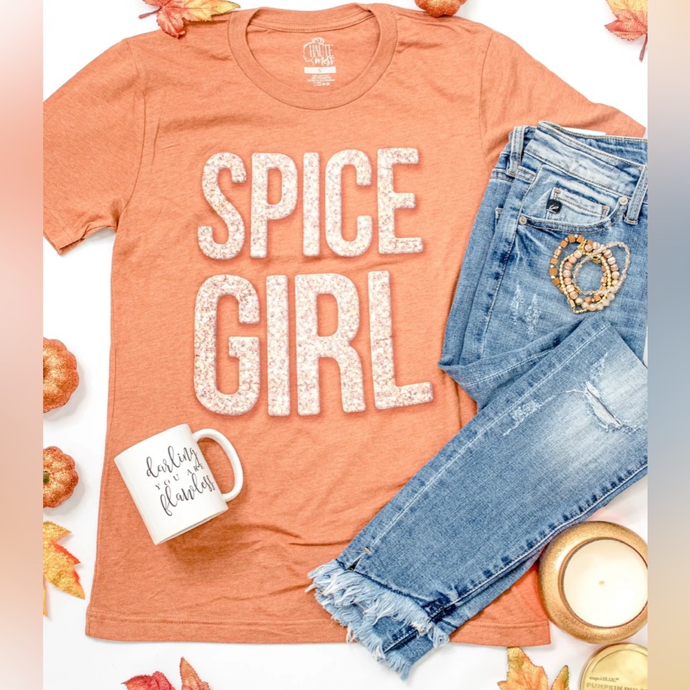 NWT Haute Mess “Spice Girl” Plus Size Fall Tee